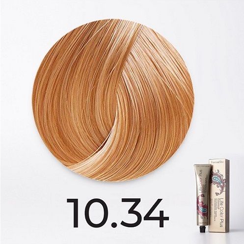 Ammonia cream-paint 10.34 platinum golden-copper blond Life Color Plus Farmavita 100 ml